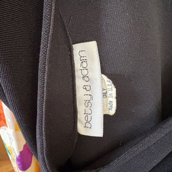 vintage 80s party dress black heart cutout backless party short prom ruffle M - Picture 11 of 11